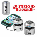 AudioStar A22 Silver Stereo Speaker Set